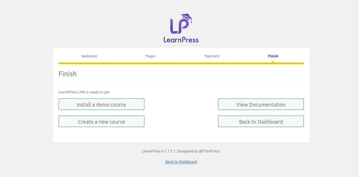 learnpress finish tab 13