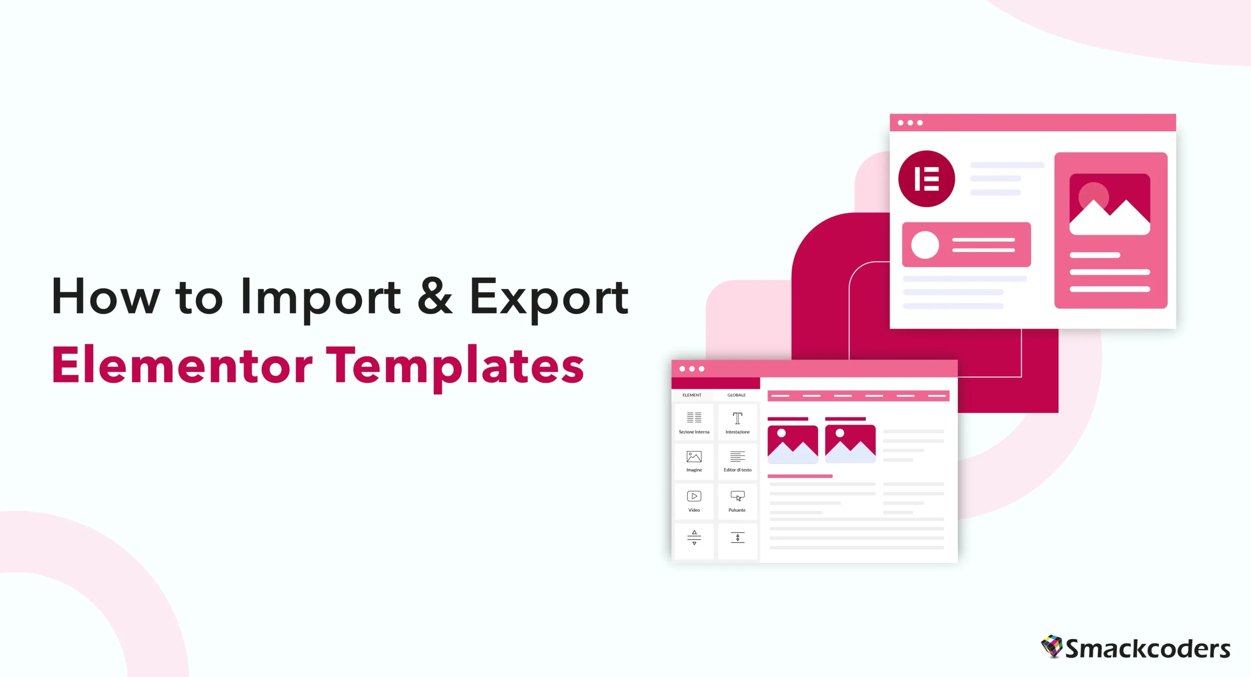 how to import export elementor templates scaled