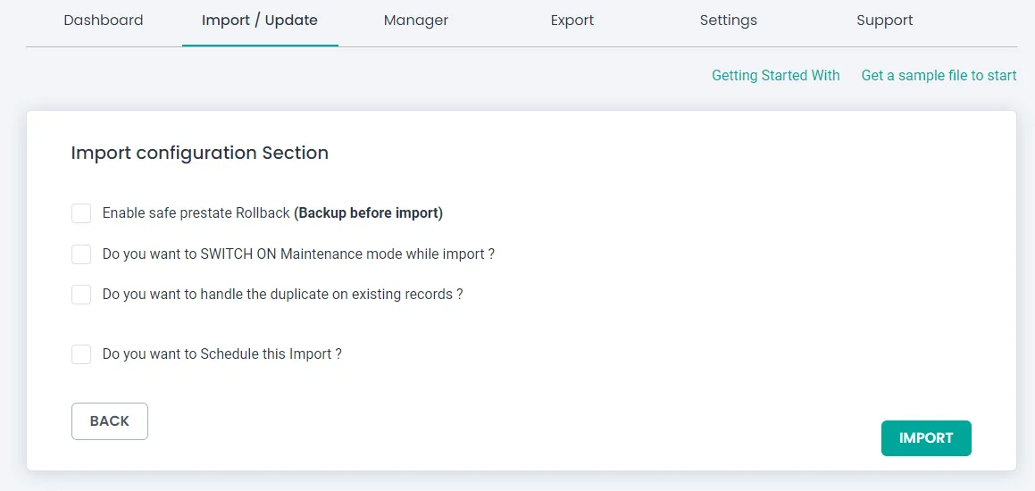 import posts with csv importer