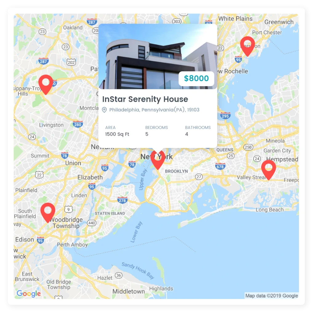 location based property search