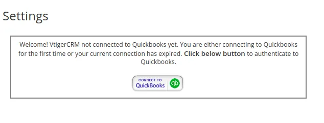 vtiger7 quickbooks secure smart sync