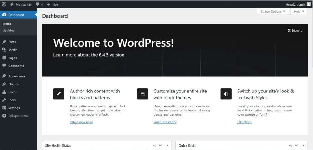 How to use WordPress WordPress Dashboard