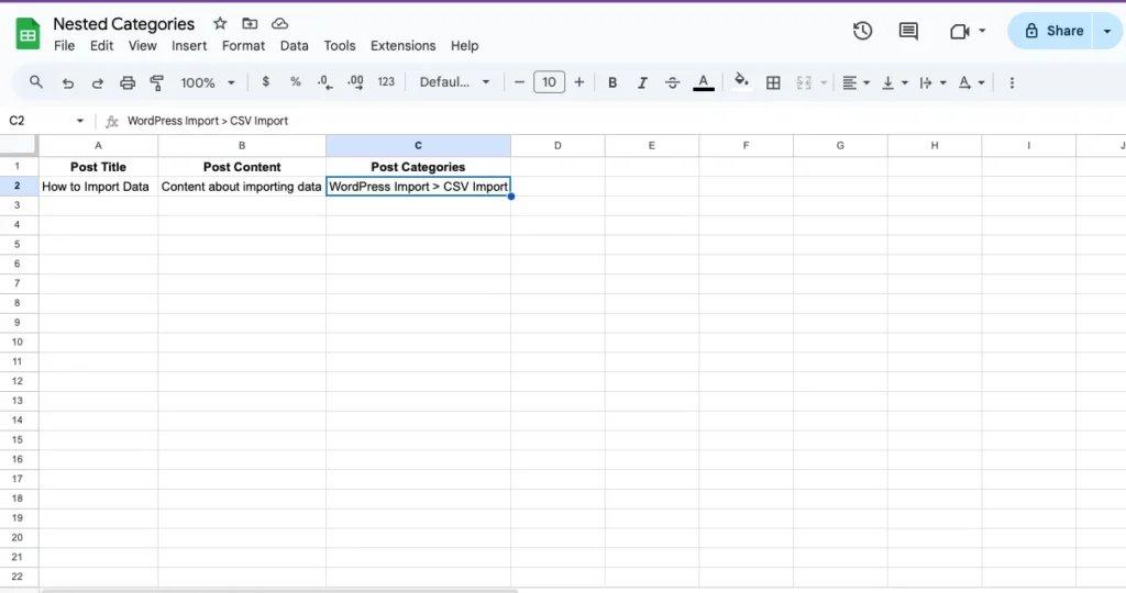 Nested-categories-csv