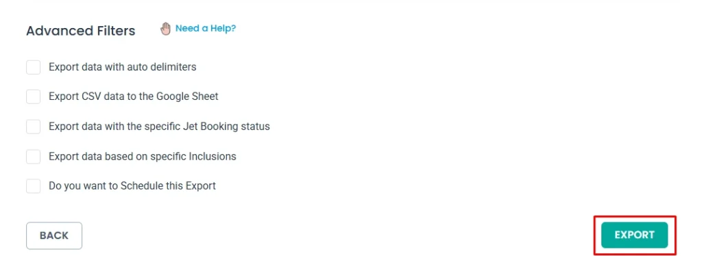 click-export-to-export-jetbookings-data