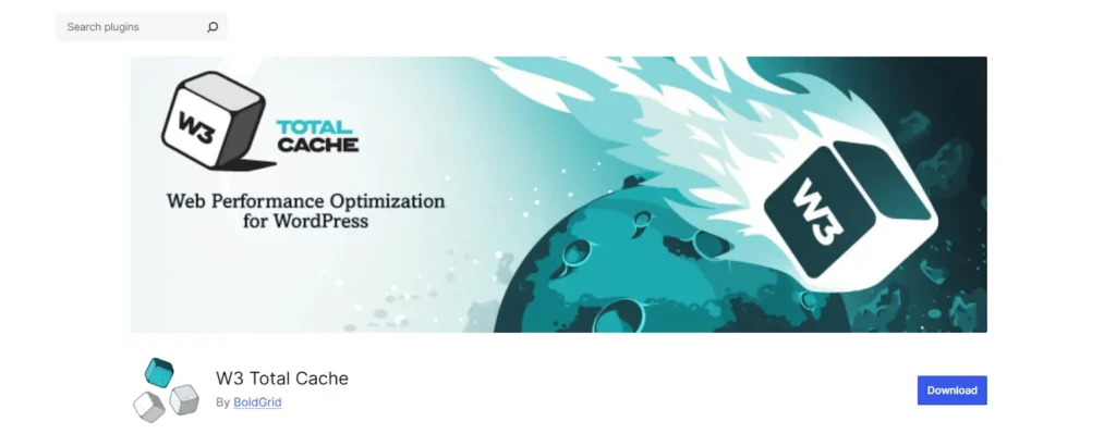 w3 total cache plugin