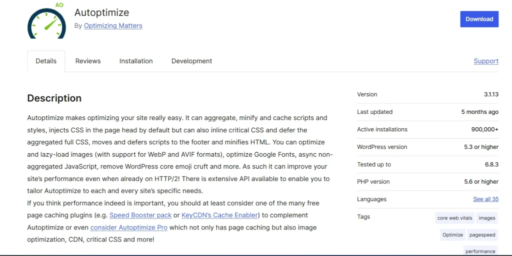 Autoptimize-plugin-wordpress