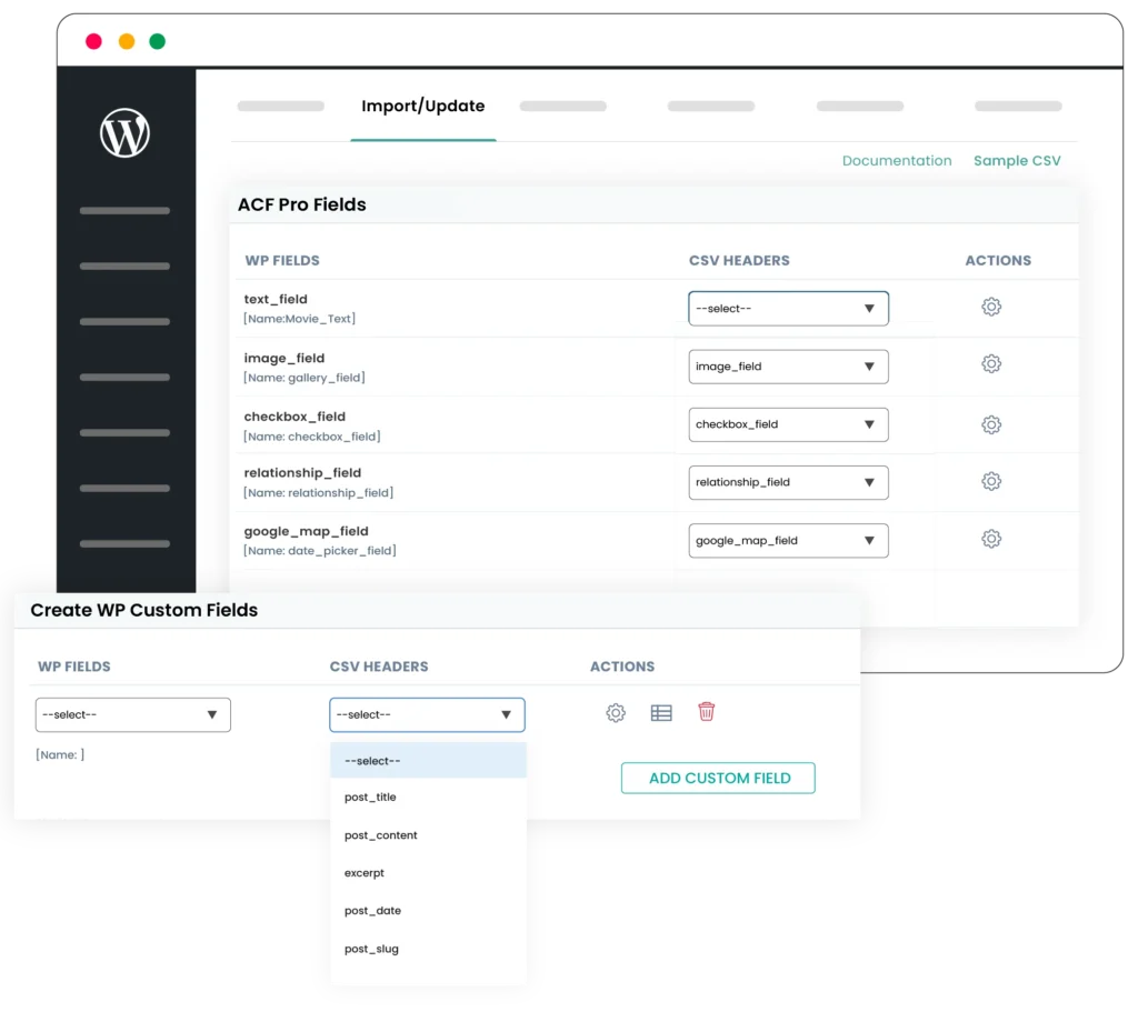 Custom-fields-handling