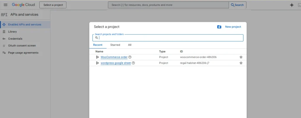 Create-a-new-google-cloud-project