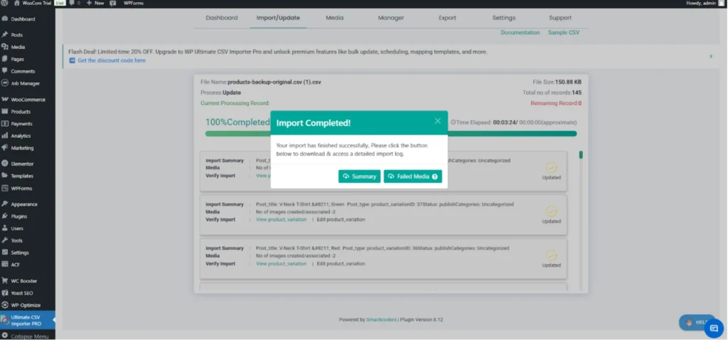 Import-completed-screen