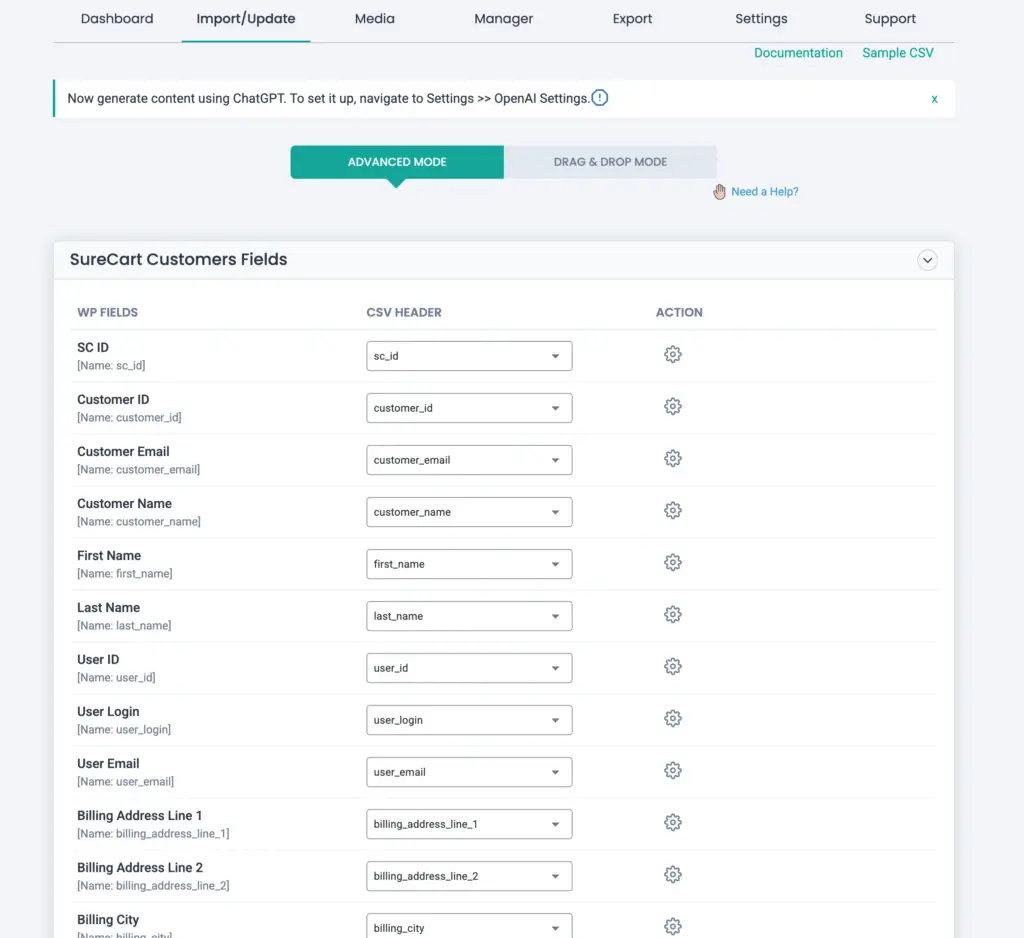 map-surecart-customers-fields