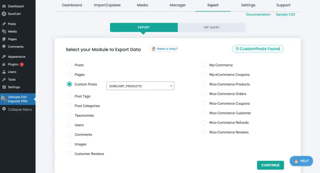 select-export-module-surecart-products