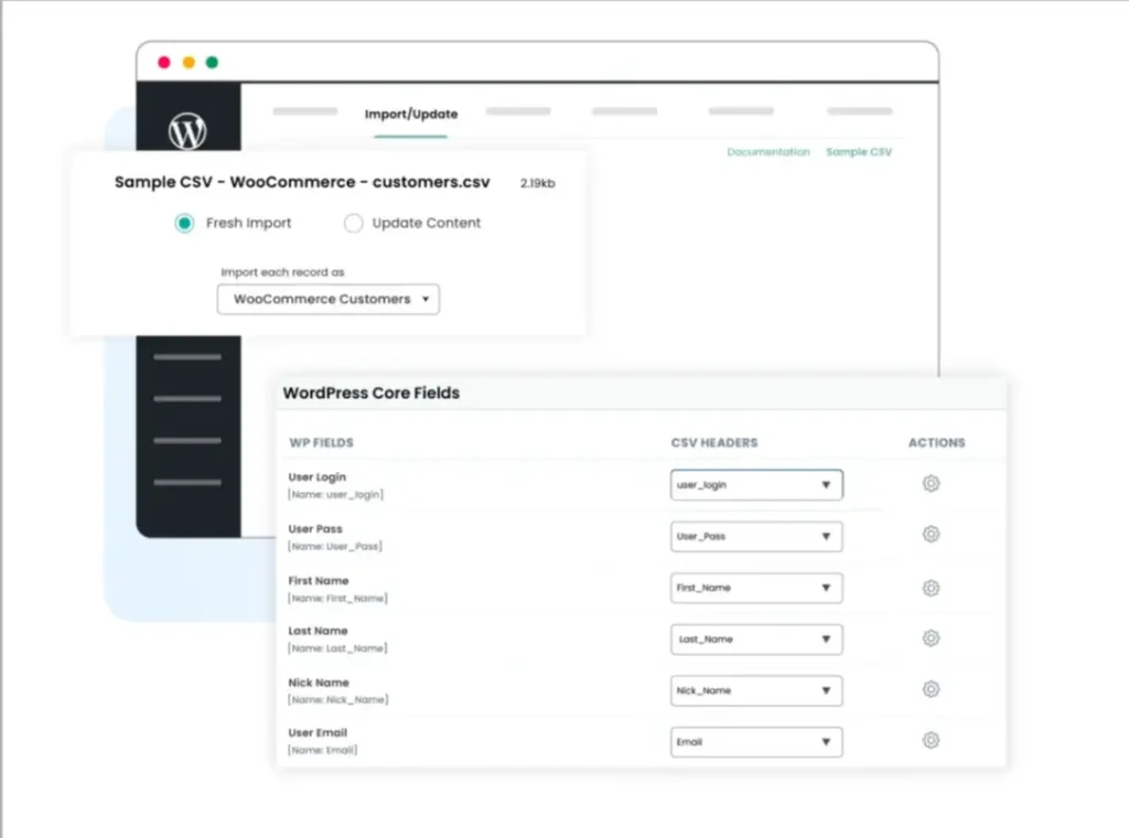 WordPress-WooCommerce-customers-CSV-import-core-fields-screen