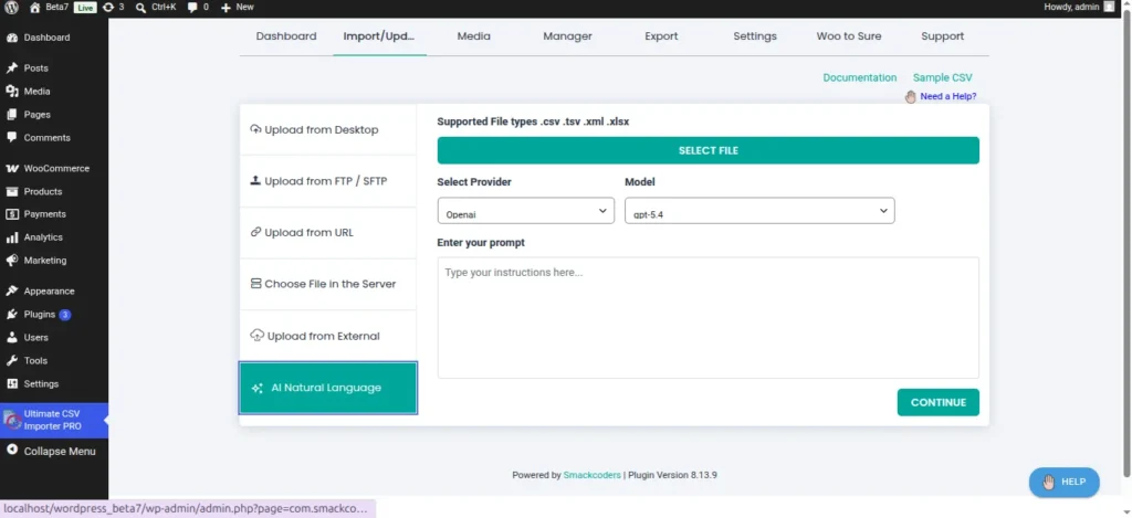 AI-CSV-importer- for-WordPress