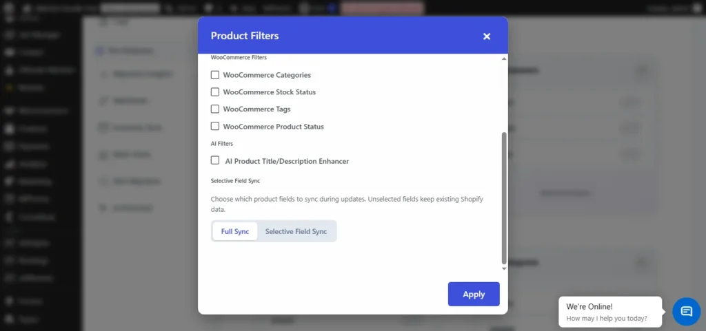 selective-filed-sync